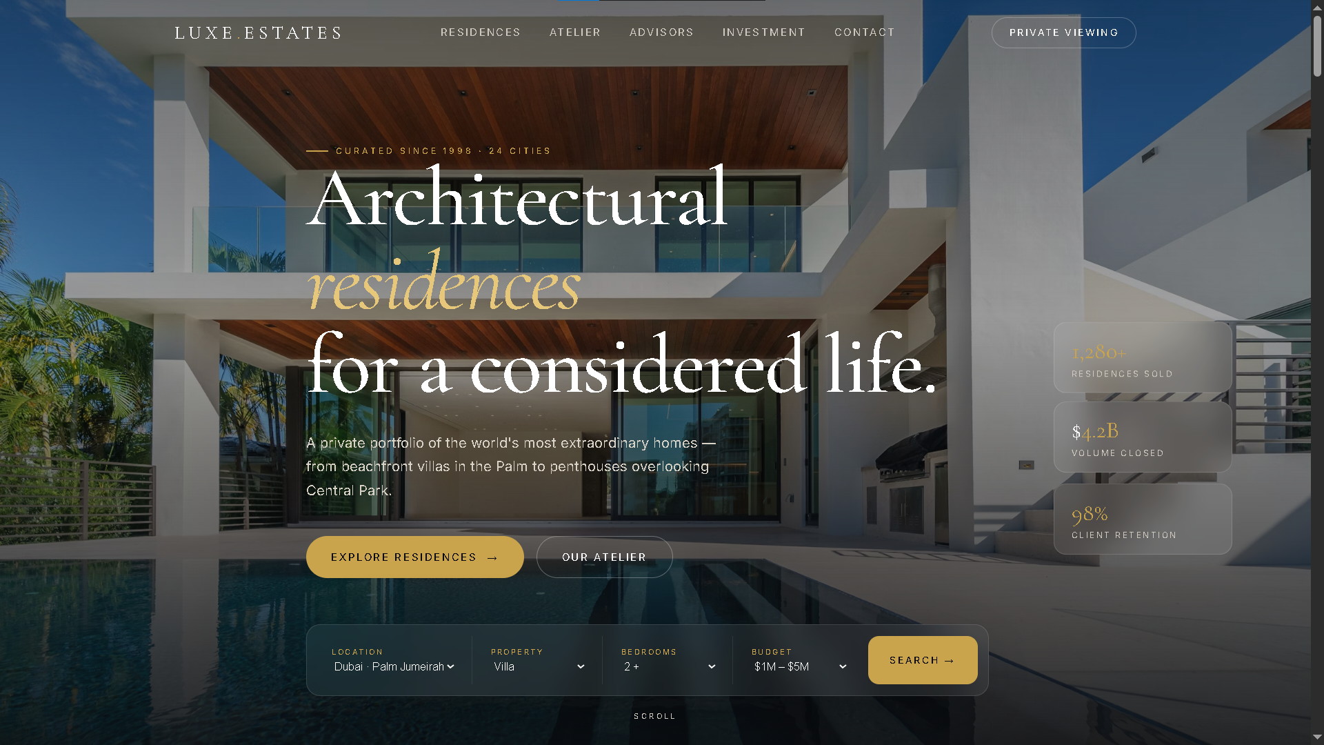 Real Estate Website